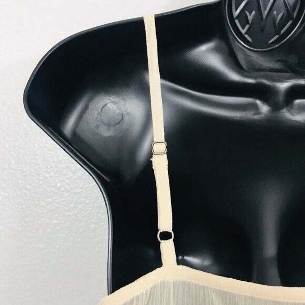 Denim & Supply Top Ralph Lauren Sheer Palomino Ivory Tank, XS - NWT - Picture 5 of 8